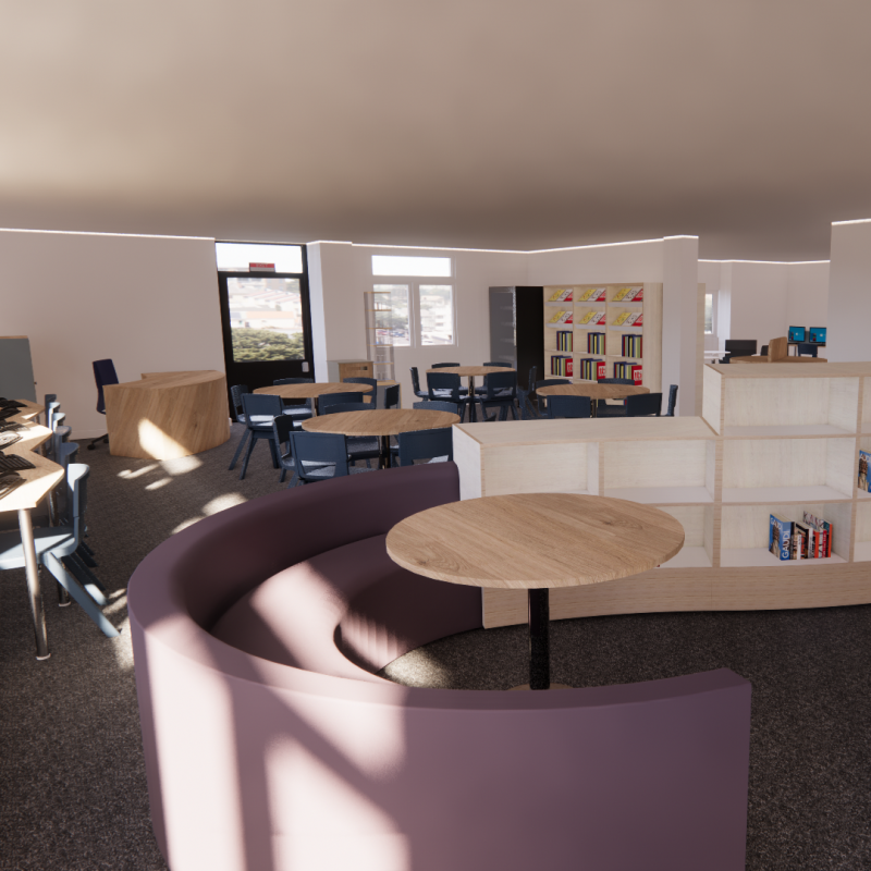 Discover seating, accessories, and bookcases for schools libraries. 