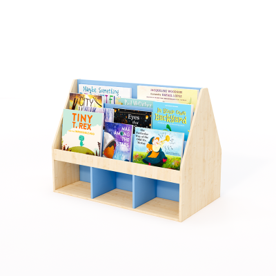 Double sided book display unit